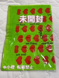 【未開封】hide スポーツタオル グリーンハート グッズ