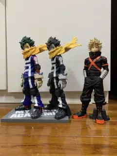 僕のヒーローアカデミア 緑谷出久 爆豪勝己　フィギュア3体セット