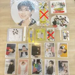 なにわ男子 長尾謙杜 まとめ売り うちわ 公式写真 アクスタ デタカ