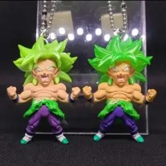 062 ドラゴンボールUDM キーホルダー フルパワーブロリー色違いセット