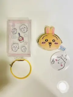 【新品・未使用】ちいかわ ぷくちゅるシール2とミニがまぐち うさぎの2点セット