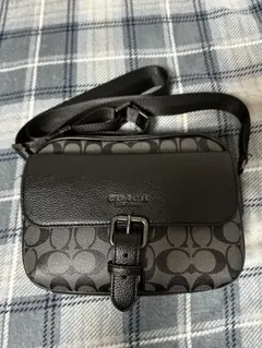 2605-230｜コーチ シグネチャー ショルダーバッグ ブラック | Mercari