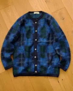 極上　80s - vintage モヘアカーディガン　シャギー　オレンジ　3D セール】TOWNCRAFT / タウンクラフト DAMAGED SOLID SHAGGY