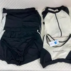 ラッシュガード ベージュ レディース 水陸両用 XL UVカット 長袖 プール