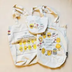 Nora Neko Gundan エコバッグ 10周年記念 他 3点セット