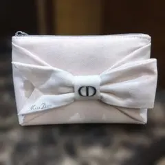 Dior　ディオール　ポーチ　ノベルティ　missdior リボンピンク　未使用