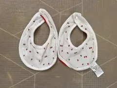 いちご柄 スタイ 2枚セット 50-80cm