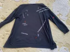 PICONE ロゴ刺繍 カーディガン ブラック M 美品　刺繍　春