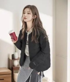 ライト中綿ダウンジャケット【classical elf クラシカルエルフ】L