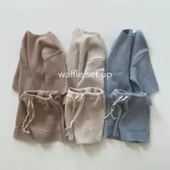 peekaboo キッズ ワッフルセットアップ Lサイズ 110サイズのサムネイル