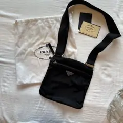 PRADA プラダ ショルダーバッグ　ナイロン　ブラック