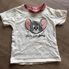 トムとジェリー Tシャツ 半袖 アイボリー　100cm