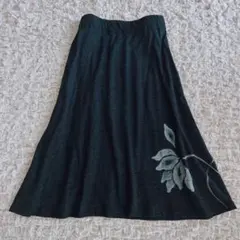 Pal’las Palace パラスパレス 藍染 花柄 フレアスカート 日本製のサムネイル
