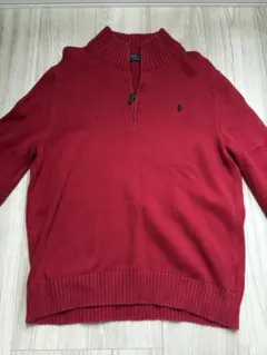 POLOラルフローレン ハーフジップニット