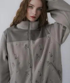新品 HARE フェイクレザーキリカエシシュウフリースジャケットのサムネイル