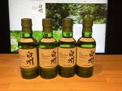 白州蒸留所限定ウィスキー 白州180ミリボトルセット ステッカー付き