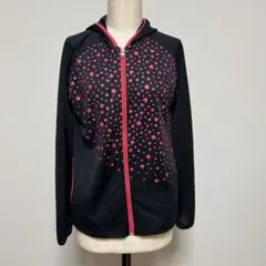 ミッキー 星柄 薄手フード付きパーカー