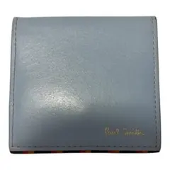 ポールスミス Paul Smith コインケース レザー ライトブルー