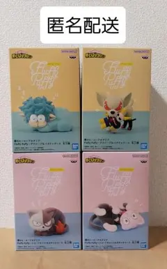 僕のヒーローアカデミア Fluffy Puffy フィギュア　4種セット