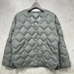 ★UNIQLO ウルトラライトダウンリラックスジャケット L 収納袋付/360
