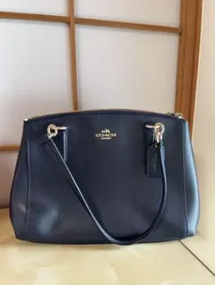 COACH ネイビー ハンドバッグ