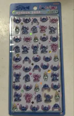 【正規品】 ボンボンドロップシール　ミニ　スティッチ　ディズニー　ボンドロ