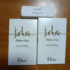 Dior j'adore Parfum d'eau 2本 LUCKY 1本