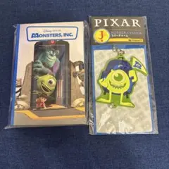 【新品未開封】ピクサーくじモンスターズインクH賞ポストカードJ賞ラバーチャム