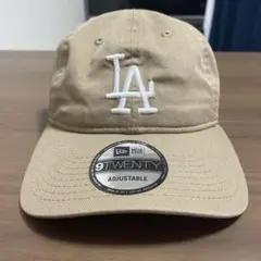 LA 9TWENTY ベージュキャップ