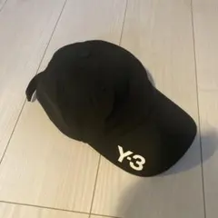 Y-3 キャップ　ブラック　ロコ入り