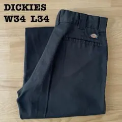 ディッキーズ 874 FLEX ワークパンツ ブラック 黒 W34 L34 古着のサムネイル