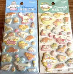 【韓国限定正規品】サンリオシール　ぷっくりシールマシュマロシール シナモンロール