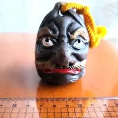 民芸品　土鈴　魔除　鈴　裏表顔面　郷土玩具