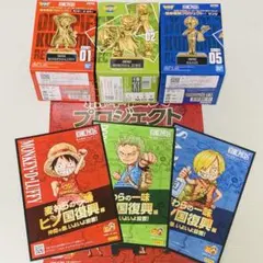 【未開封】ONE PIECE ワンピースフィギュア、カード3枚、パンフレット1枚