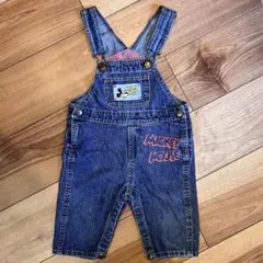 Mickey Mouse デニムオーバーオール 90cm