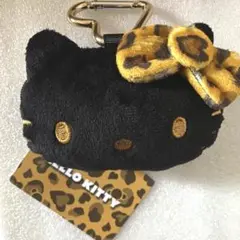 SANRIO ハローキティ レオパード柄 リボン付 コインケース 小銭入れ