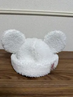 ミッキー耳付きホワイトキャップ 40周年記念