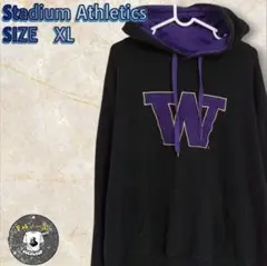 N*A様 アメリカ古着Stadium Athleticsカレッジロゴ裏起毛パーカ