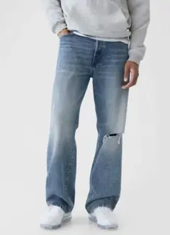 GAP 90s LOOSE デニムパンツ ダメージ加工　W29 L30