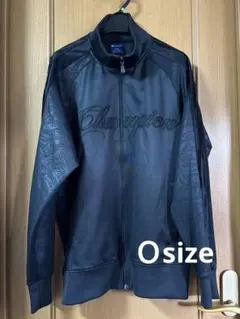 チャンピオン　ジャージ　上着のみ　ブラック　サイズＯ