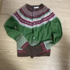 未使用美品 エリベ Eribe ゆったりカーディガン 2way 大人ナチュラル ERIBE（エリベ） レディース カーディガン ニット セーター