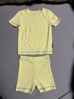 konny ベビーパジャマ 2-3Y 淡い黄色