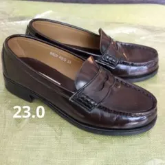 HARUTA ブラウン　ローファー　23.0cm