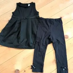 礼服　ワンピース＆レギンスセット　90cmのサムネイル
