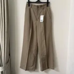 【2025SS】 新品 リネン混イージースラックス 36 SLOBE IENA