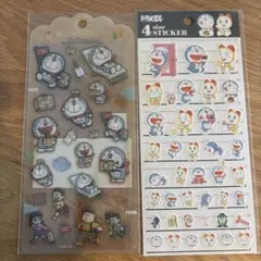 ドラえもん 4サイズシール　ドロップジュエリーシール