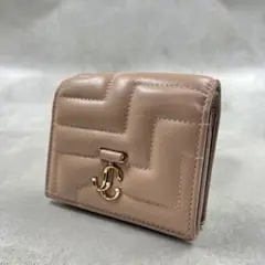 JIMMY CHOO キルティング ベージュ 折り財布 9194のサムネイル