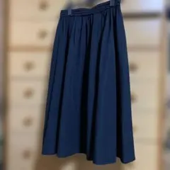 グリーンレーベルリラクシング　スカート ウエストタック　ギャザー　フレア