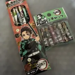 新品！鬼滅の刃☆鉛筆セット2B☆6本入 鉛筆キャップ