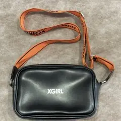 X-girl ショルダーバッグ ブラック オレンジのサムネイル